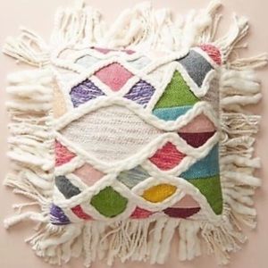 Anthropologie Tammy Kanat Weave and Wander throw pillow